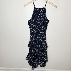 New Banana Republic Sleeveless Gauze‎ Tiered Cool Combo Dress Floral Women's 4
